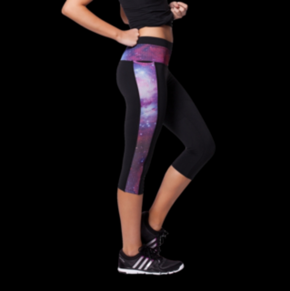 BlackMilk Original Galaxy Purple Combat Pants L
